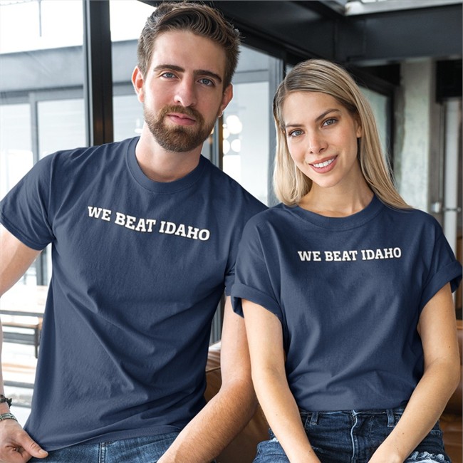We Beat Idaho Shirt Funny We Beat Idaho T Shirt Nocontextcfb No Context College Football