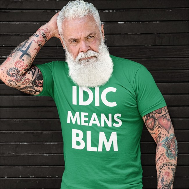 Tyranicus Idic Means Blm Shirt Heather Rae Barker Idic Means Blm Shirt Thad Tyranicus