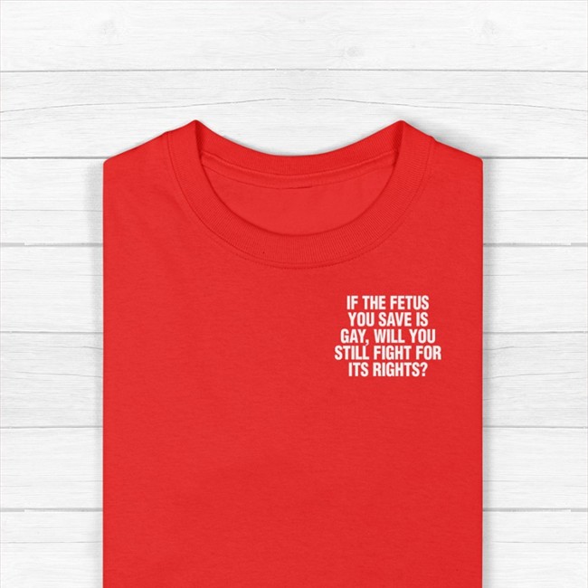 If The Fetus You Save Is Gay Will You Still Fight For Its Rights Hoodie If The Fetus You Save Is Gay Will You Still Fight For Its Rights Sweatshirt