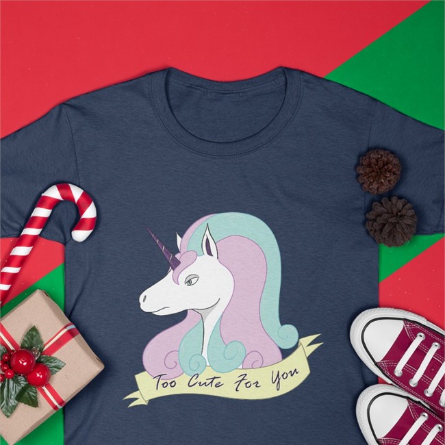 Galarian Rapidash Unicorn Too Cute For You Hoodie Black Greg Whitewing
