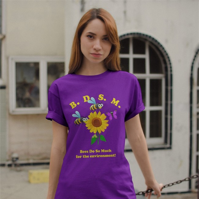 B.D.S.M Bees Do So Much For The Environment Shirt By EngineMode 11 B.D.S.M Bees Do So Much For The Environment Hoodie