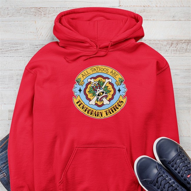 Welcome To Night Vale Merch All Tattoos Are Temporary Tattoos Hoodie Topatoco All Tattoos Are Temporary Tattoos Tee Shirt Topatoco