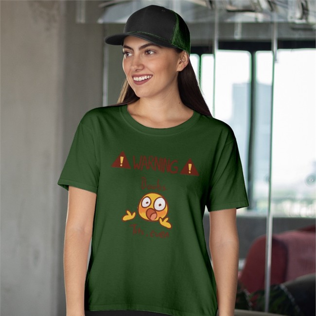 Warning Boobs Tits Even Shirts