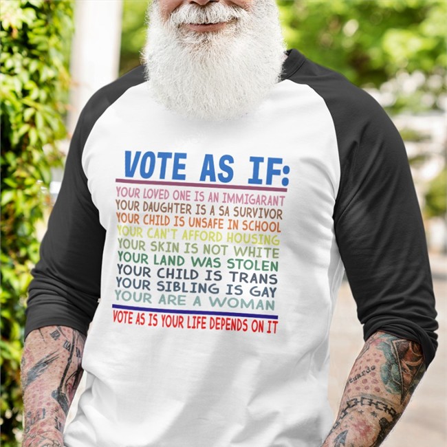 Vote As If T Shirt RB Rbisrb Offical Vote As If Sweatshirt White RB Rbisrb