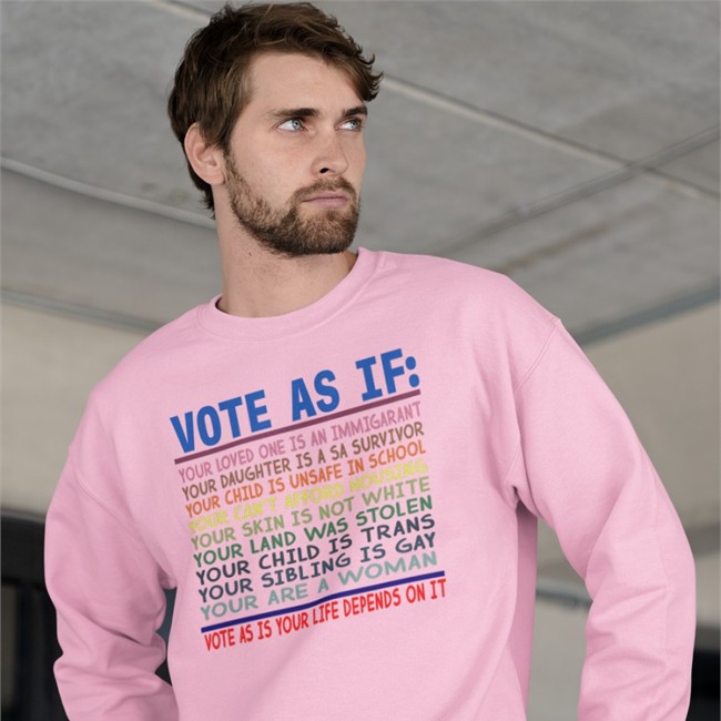 Vote As If T Shirt RB Rbisrb RB Rbisrb Vote As If Original Limited T Shirt White