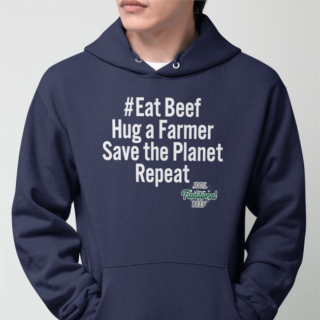 Free The Nipple 100% Traditional Beef Eat Beef Hug A Farmer Save The Planet Repeat T Shirt Free The Nipple Eat Beef Hug A Farmer Save The Planet Repeat Tee Shirt