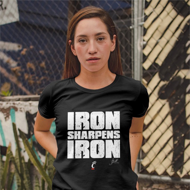 Luke Fickell Iron Sharpens Iron Limited Edition Hoodies Cincinnati Bearcats Football Joe Danneman Luke Fickell Iron Sharpens Iron Hoodies Cincinnati Bearcats Football Joe Danneman