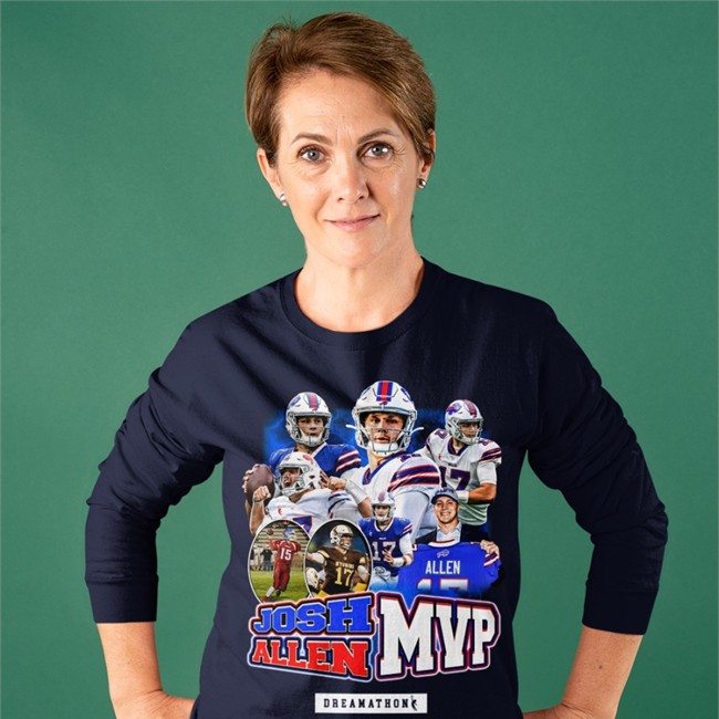 Josh Allen Mvp Long Sleeve T Shirt Josh Allen Mvp T Shirt Dreamathon Shop Merch Von Miller