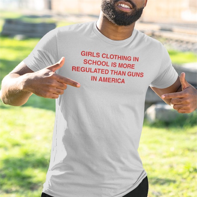 Cosmique Studio Merch Girls Clothing In School Is More Regulated Than Guns In America Tee Witches Vs Patriarchy