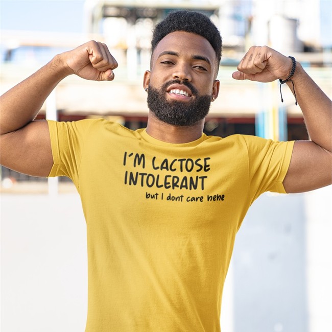 I'm Lactose Intolerant But I Dont Care Hehe Shirts Doodlelotl