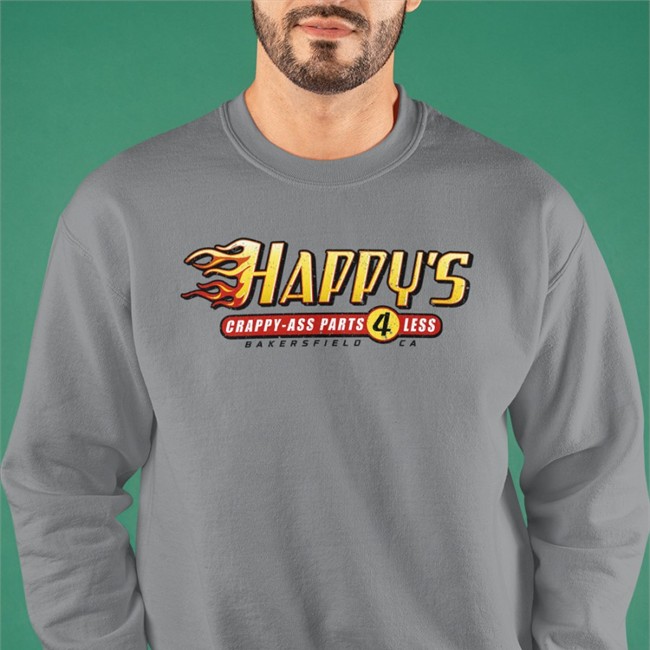 Happy's Crappy-Ass Parts 4 Less T Shirt Happy's Eshop Merch Kevin Harvick