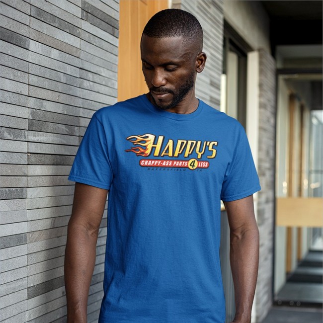 Happy's Crappy-Ass Parts 4 Less Long Sleeve Tee Happy's Eshop Merch Kevin Harvick