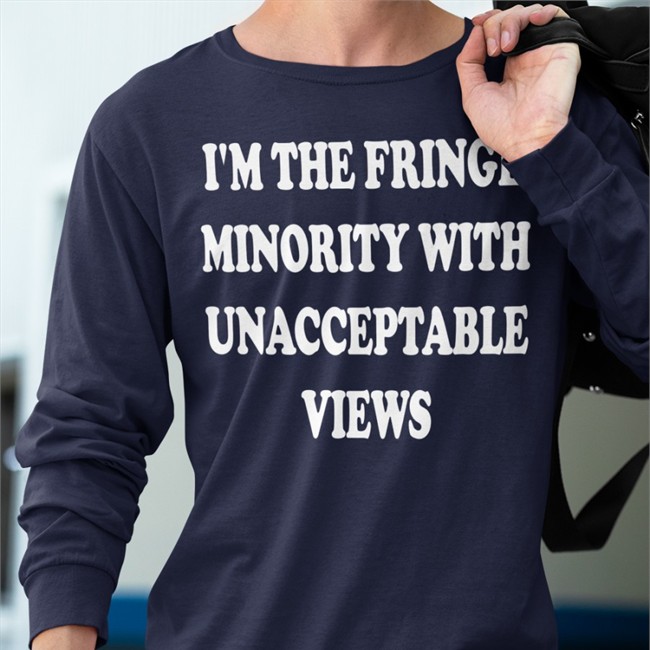 I'm The Fringe Minority With Unacceptable Views Tank Top Black Ecofashionbybg