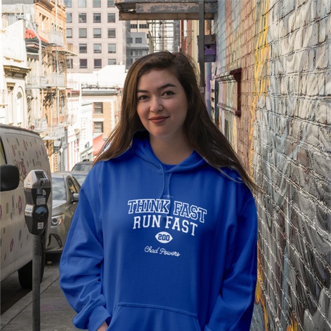 Rotowear Think Fast Run Fast Hooded Sweatshirt Think Fast Run Fast T Shirt