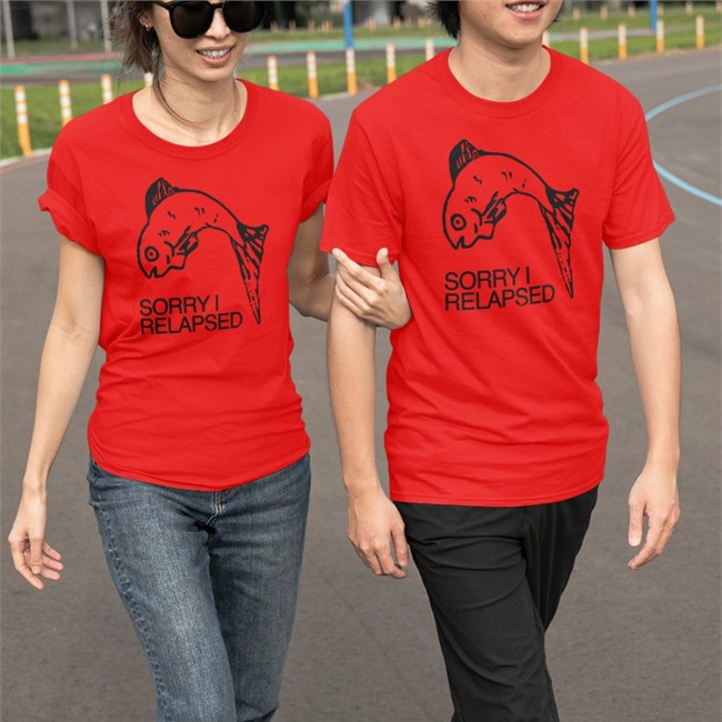 Shirts That Go Hard Sorry I Relapsed V Neck T Shirt Goodshirts Merch Sorry I Relapsed Shirts