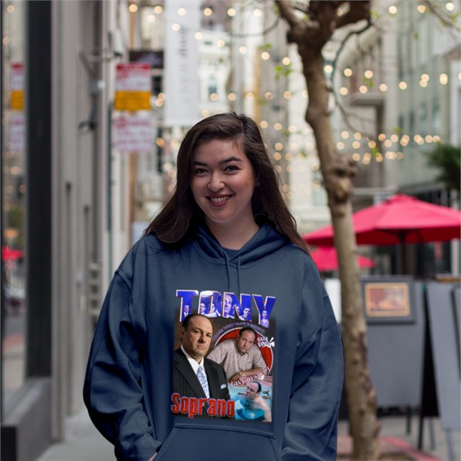 Tony Soprano Those Who Want Respect Give Respect Long Sleeve Sopranos Central Orange_Peelbeef