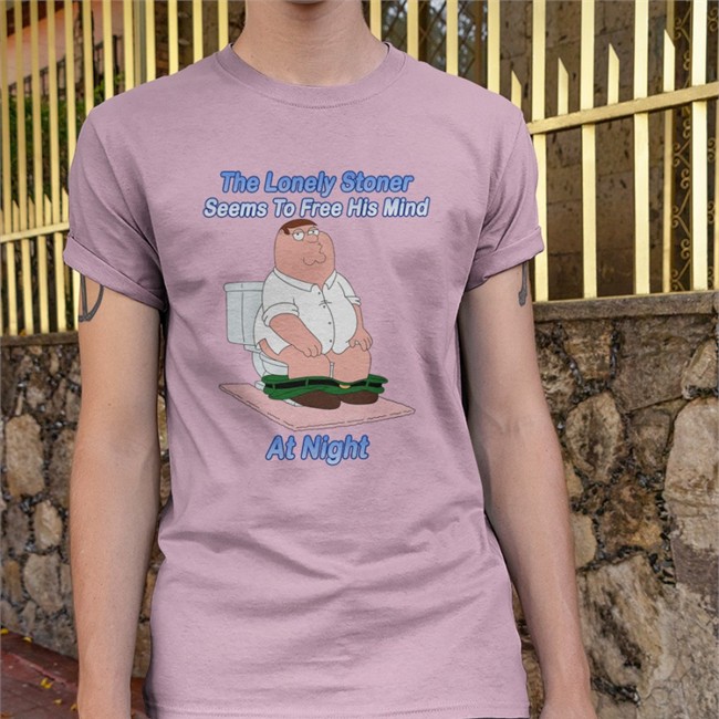 Peter Griffin The Lonely Stoner Seems To Free His Mind At Night Hoodie Might Be Cursed Peter Griffin The Lonely Stoner Seems To Free His Mind At Night Long Sleeve Tee Shirt Might Be Cursed