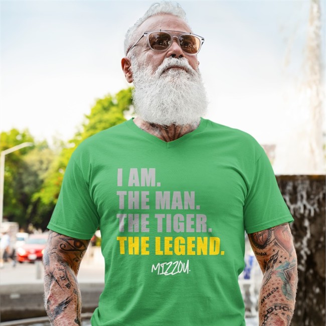I Am The Man The Tiger The Legend Hoodie Power Mizzou I Am The Man The Tiger The Legend Hoodie