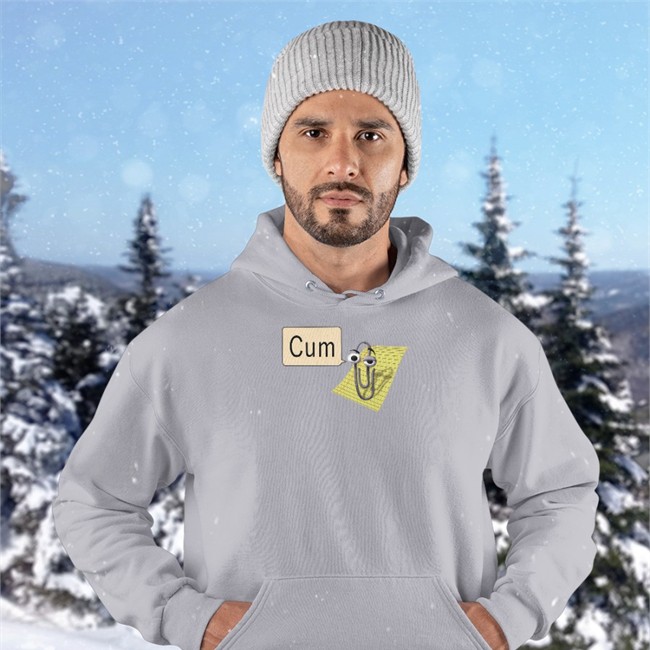 Shirts That Go Hard Clippy Cum Shirt Office Assistant Clippy Cum T Shirt