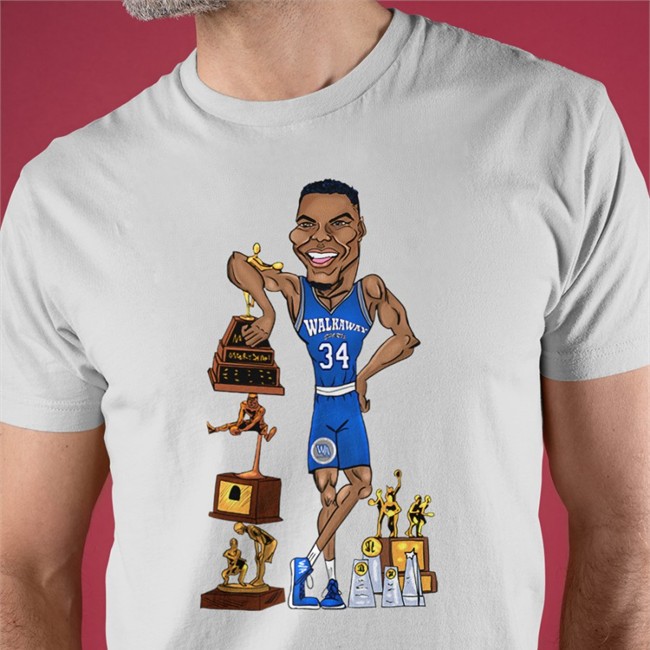 Oscar Tshiebwe Trophies T-Shirt Walkaway Sports Store Kentucky Oscar Tshiebwe Oscar Tshiebwe Trophies Shirt NIL Deals