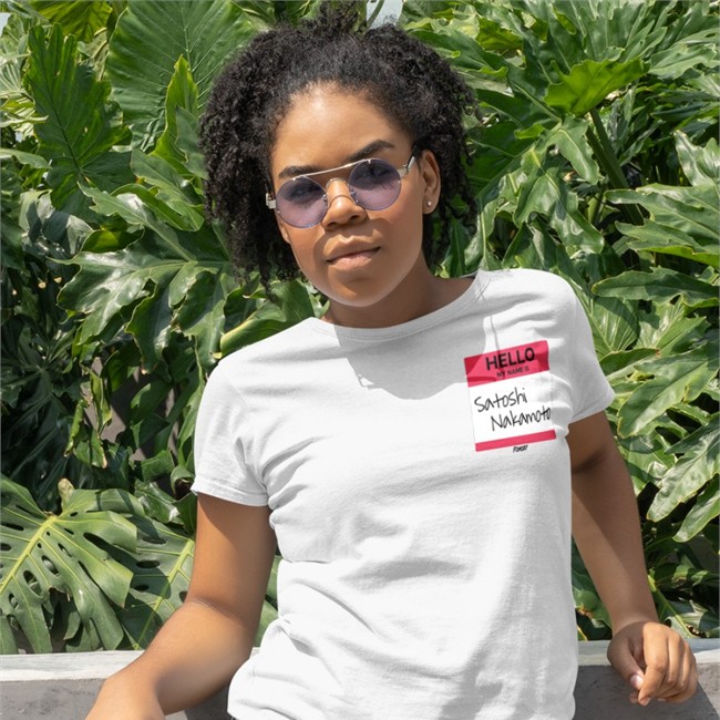 Hello My Name Is Satoshi Nakamoto Tee Shirt Fomo21 Merch Hello My Name Is Satoshi Nakamoto T Shirt Isabellasg3