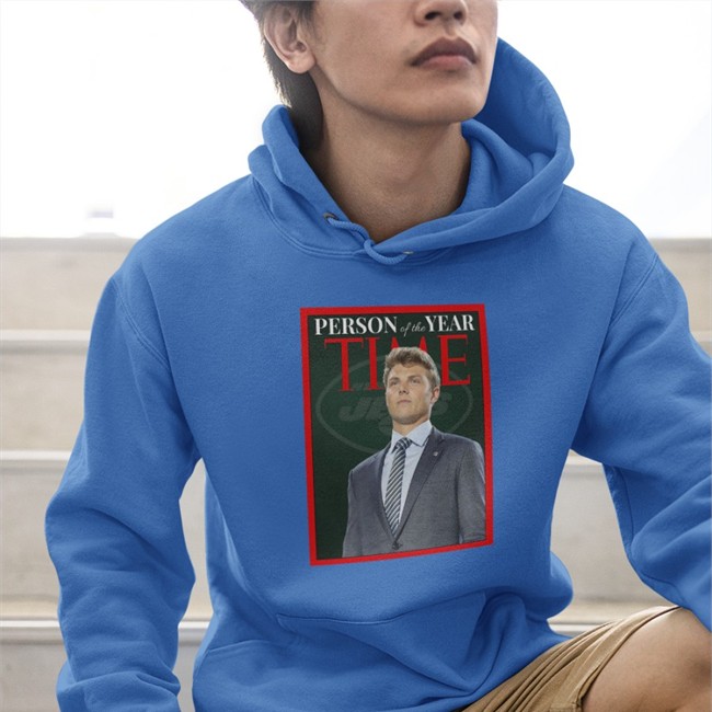 Person Of The Year Time Zach Wilson Shirt Person Of The Year Time New York Jets Zach Wilson Long Sleeve Shirt