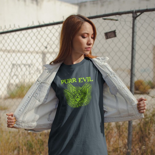 Purr Evil T Shirt Purr Evil Hoodie