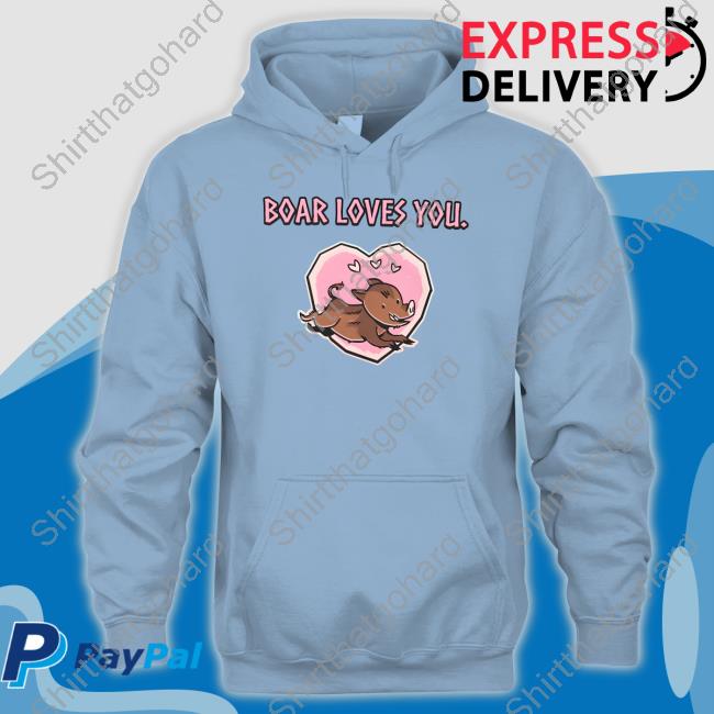 Valheim Merch Boar Loves You Tee Shirt Valheim Merch Boar Loves You Tee Shirt