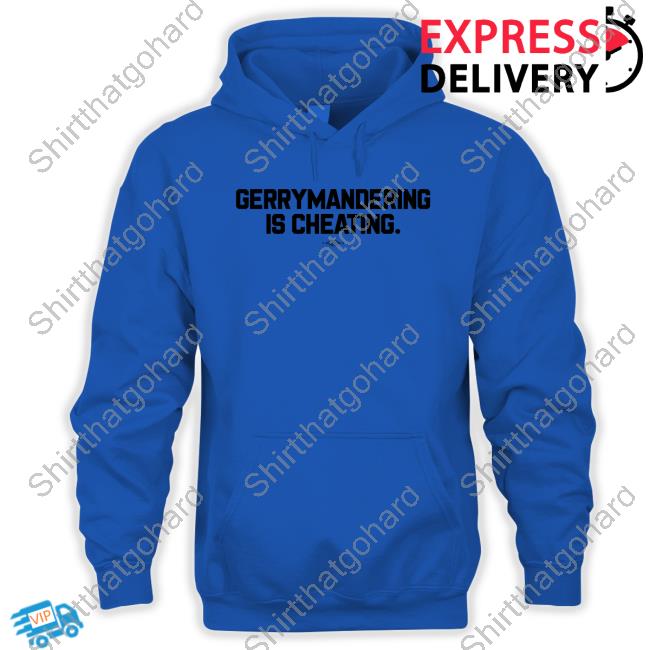Gerrymandering Is Cheating Shirt Democratic Redistricting Gerrymandering Is Cheating Shirt Ted Corcoran RedTRaccoon