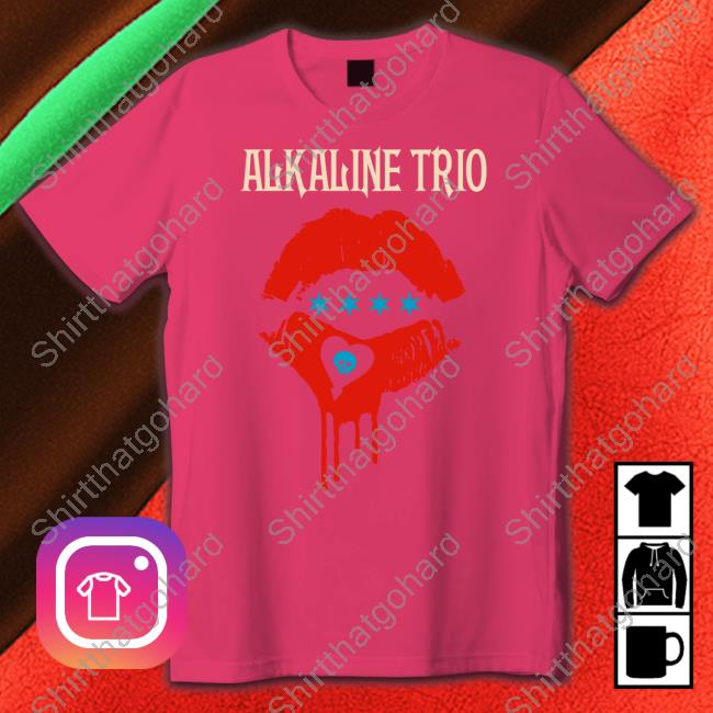 Alkaline Trio Lips Hoodie Official Alkaline Trio Merch Lips Hoodie Alkalinetrio