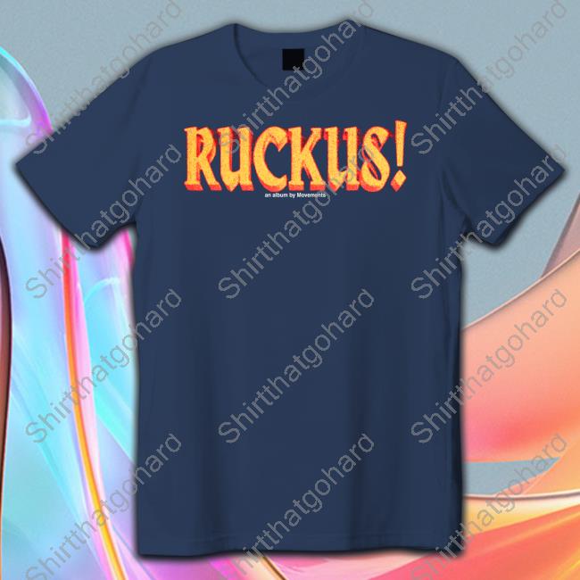 Official Ruckus Tracklist Tee Shirt