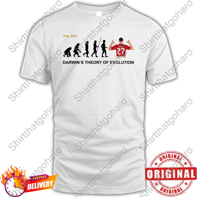 Pete Boc Darwin's Theory Of Evolution T Shirt Lfcjacobb Official Pete Boc Darwin's Theory Of Evolution Tee
