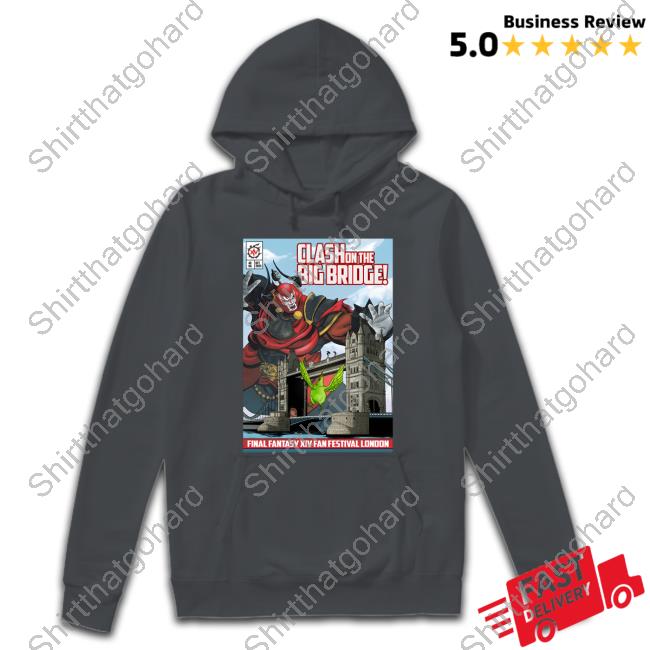 Final Fantasy XIV Clash On The Big Bridge T-Shirt Final Fantasy XIV Clash On The Big Bridge Tee