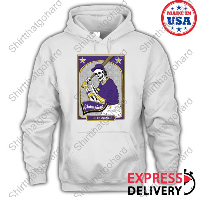 Barstool Sports Store Baseball Card Champions June 2023 Sweatshirt Barstool Lsu
