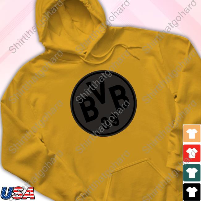 Bvb 09 Logo Long Sleeve Tee Official BVB Shop Bvb 09 Logo Print Shirt Borussia Dortmund