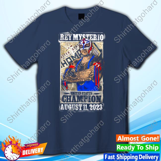 Rey Mysterio United States Championship T-Shirt Official Rey Mysterio United States Championship Tee