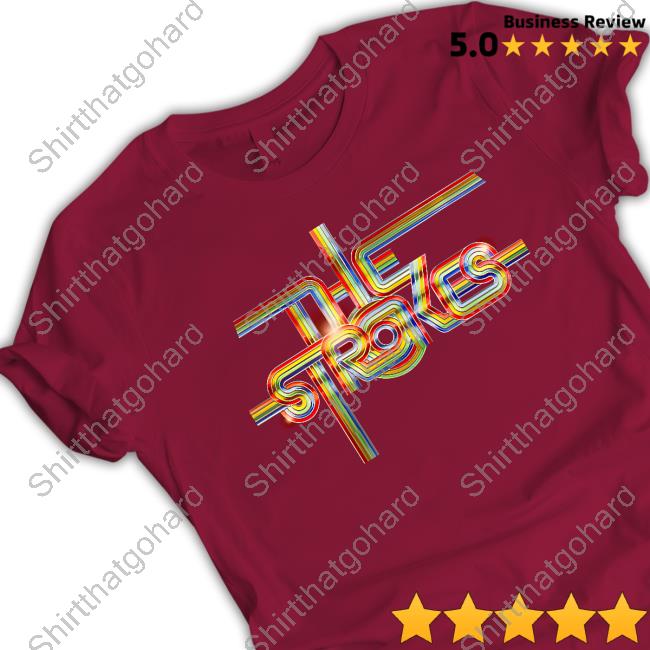 Official The Strokes Ribbon Shirt Official The Strokes Ribbon Long Sleeve T-Shirt