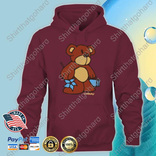 Official Ricky Montgomery Bear Shirt Ricky Montgomery Merch Bear Hoodie Rickymontgomery