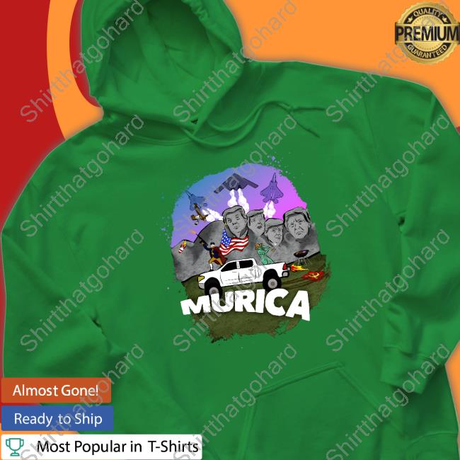 The Babylon Bee Murica Long Sleeve Official Murica Hooded Sweatshirt