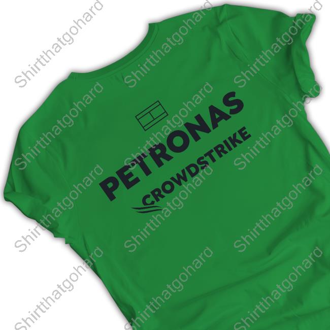 Official Petronas Crowdstrike Clothing Plus Size Official Mercedes AMG PETRONAS F1 Team Petronas Crowdstrike Sweatshirt