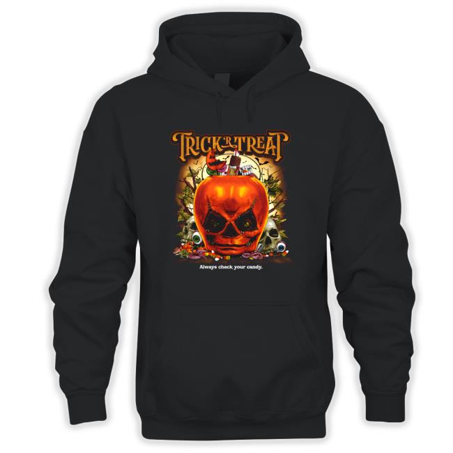Trick R Treat Candy Coated Carnage Tee Trick R Treat Always Check Your Candy Hoodie