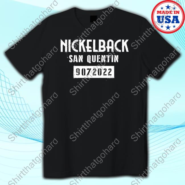 Nickelback Merch San Quentin Single Black Hooded Sweatshirt