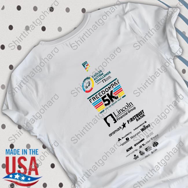 Eagles Autism Challenge Tee Shirt Eagles Autism Challenge Shirts