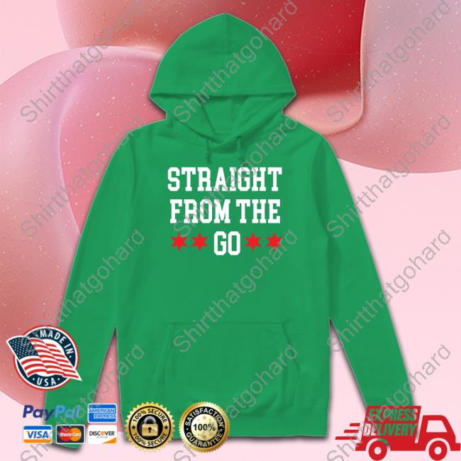Raven Smith Straight From The Go Chicago Flag Logo Sweatshirt Straight From The Go Chicago Flag Logo Shirt