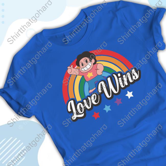 Official Steven Universe Love Wins Rainbow Shirt Steven Universe Love Wins Shirt