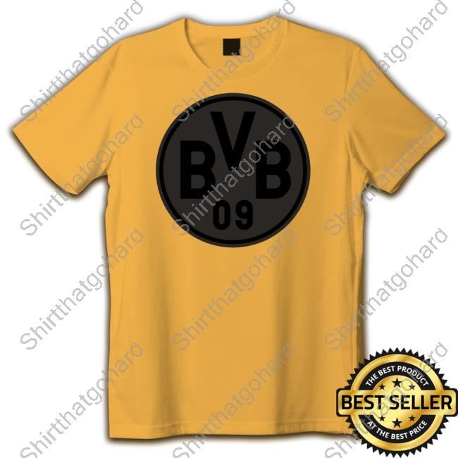 Bvb 09 Logo Long Sleeve Tee Official Bvb 09 Logo Hoodie Borussia Dortmund