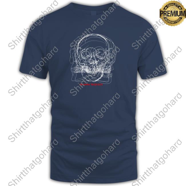 Alexander McQueen Men's Sketch Skull T-Shirt Sketch Skull T-Shirt
