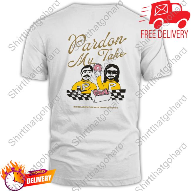 Pmt X Duvin Donuts Pardon My Take Shirts Store Barstool Sports Pmt X Duvin Donuts Tee Shirt