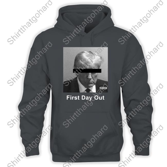Donald Trump First Day Out Rap Song Tee Shirt Official Hi-Rez The Rapper Donald Trump First Day Out Rap Song Tee Trump Mugshot