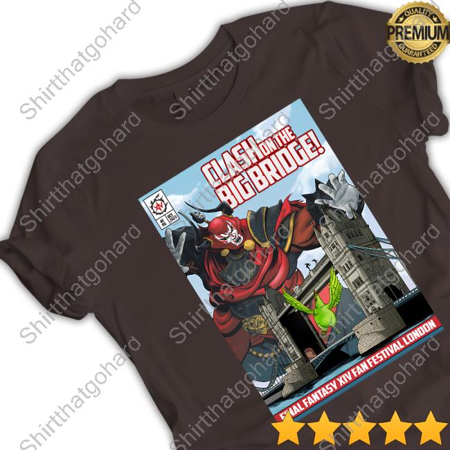 Final Fantasy XIV Clash On The Big Bridge T-Shirt Clash On The Big Bridge Final Fantasy XIV Fan Festival London Hoodie